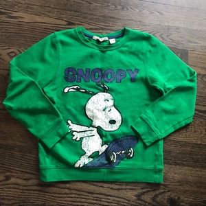 Snoopy Boys Long Sleeve Top 8-10 Years